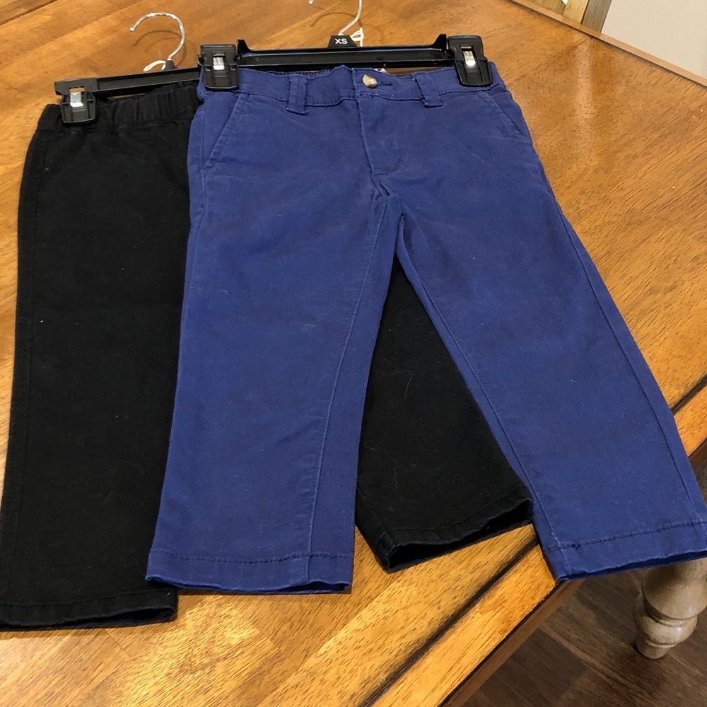 Crown & Ivy Kids' Blue and Black Casual Pants